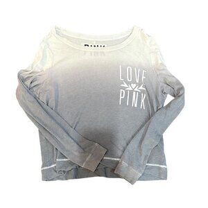 PINK Victoria's Secret Love Pink Gradient Sweatshirt